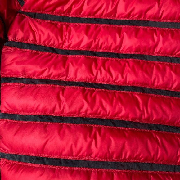 Moncler Women's Red Brioche Down Jacket - Picture 8 of 16